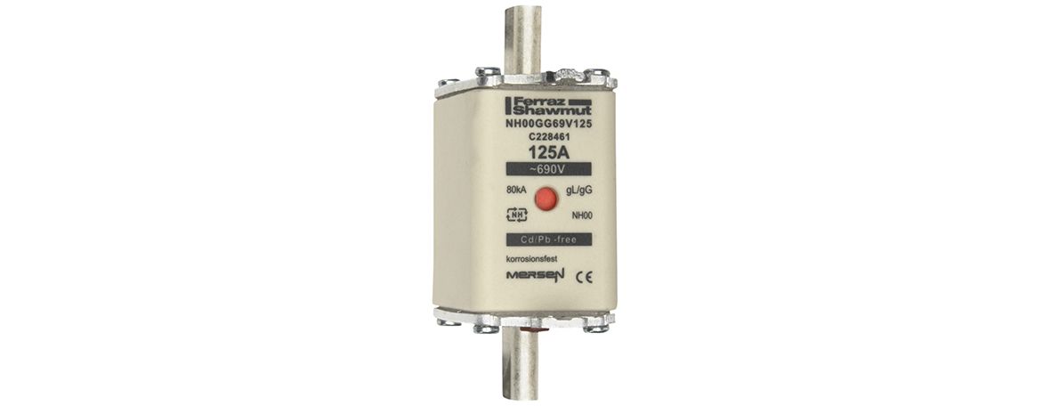 C228461 - NH fuse-link gG, 690VAC, size 00, 125A double indicator/live tags